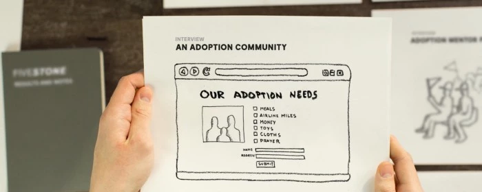 Low fidelity wireframe sample